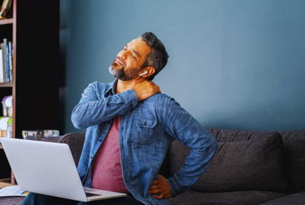 Man - experiencing shoulder pain